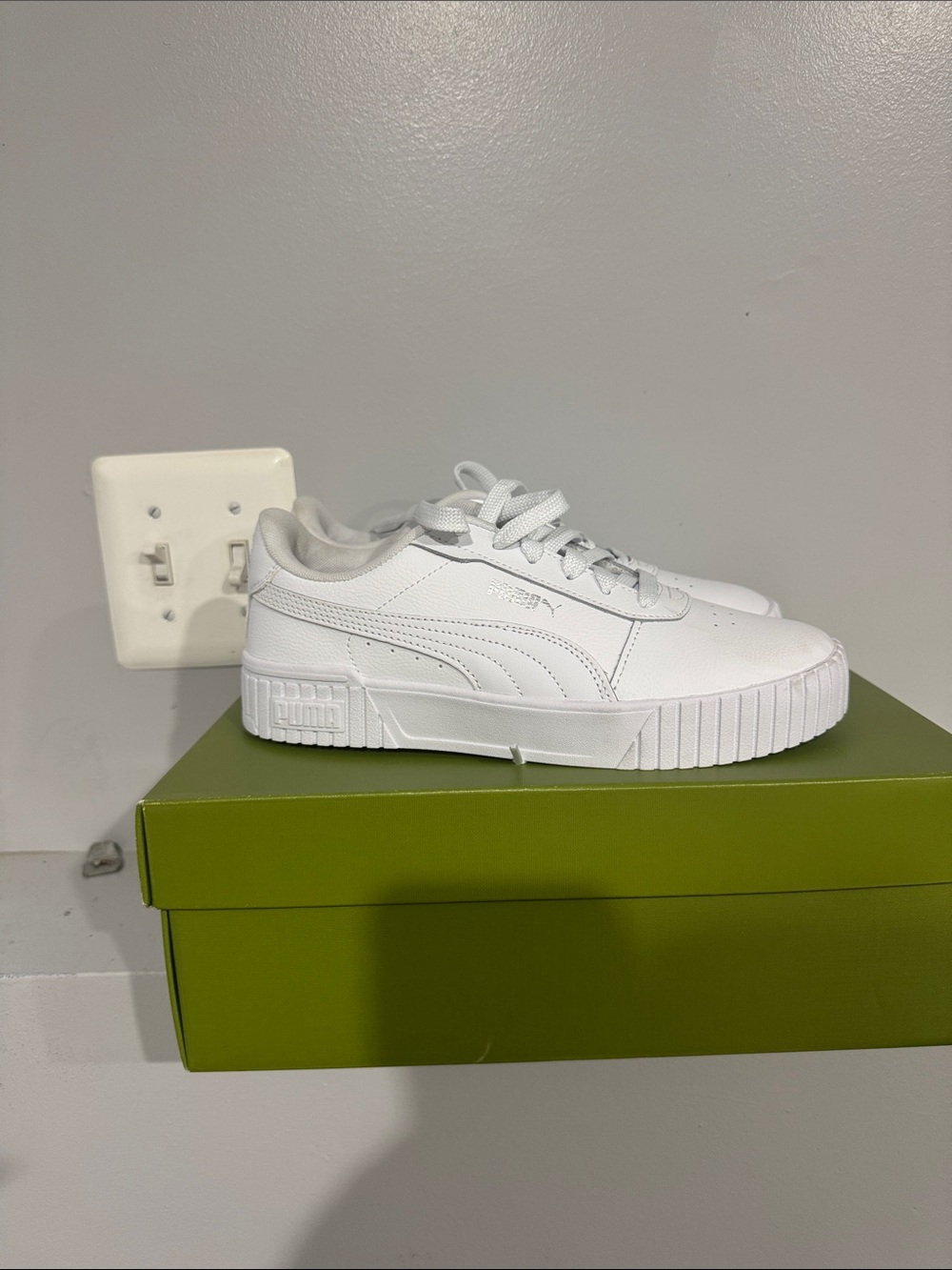 Puma White Platform Sneakers